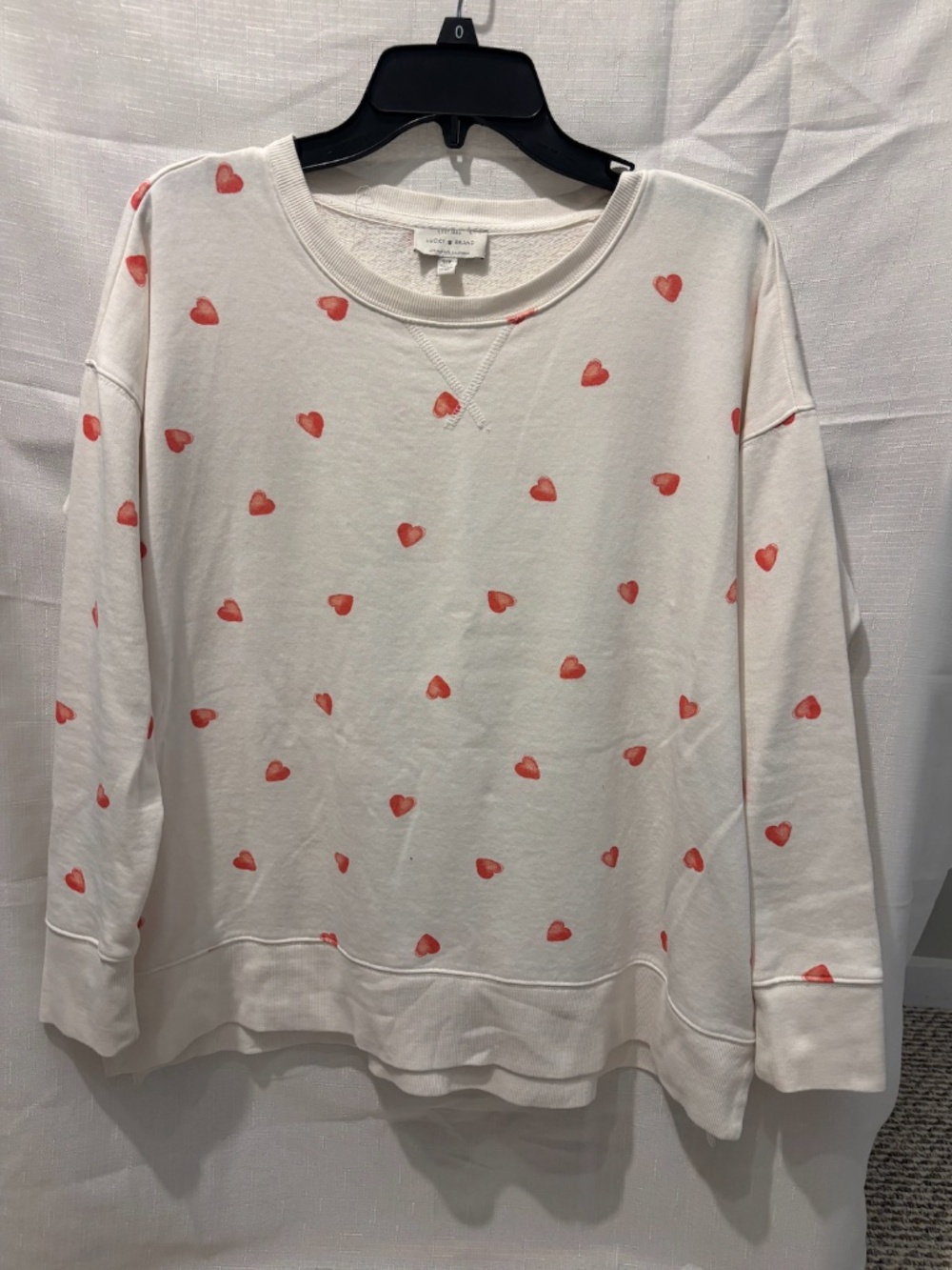 Lucky Brand heart sweatshirt